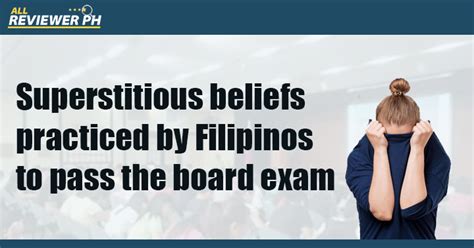 board exam superstitions philippines|Top 10 superstitious beliefs practiced by Filipinos to pass the board ex.